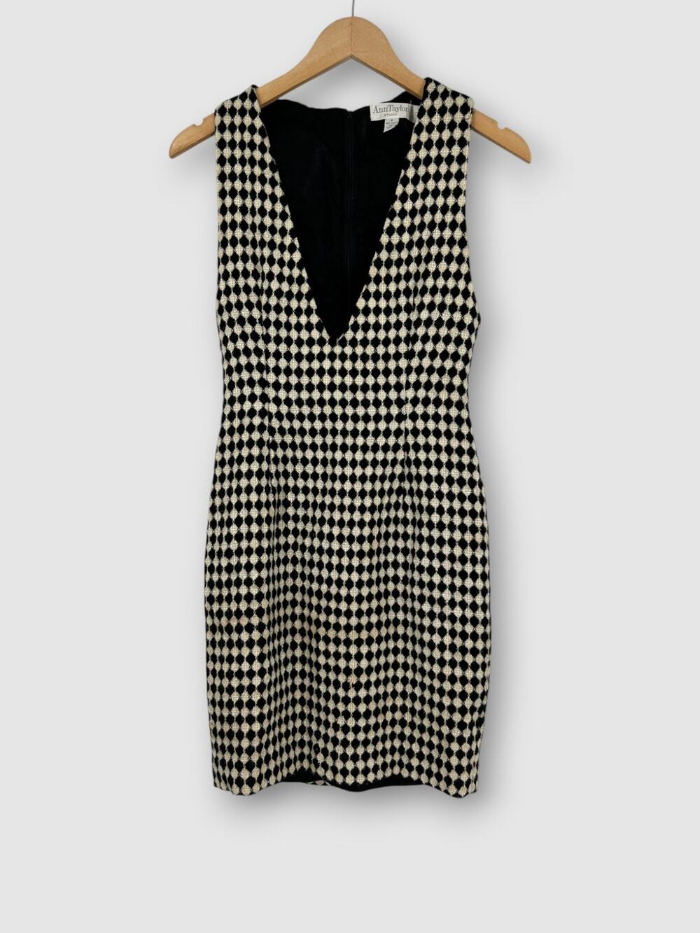 Vintage Ann Taylor Studio Luciano Tempesta Wool Blend Sheath Dress Size P